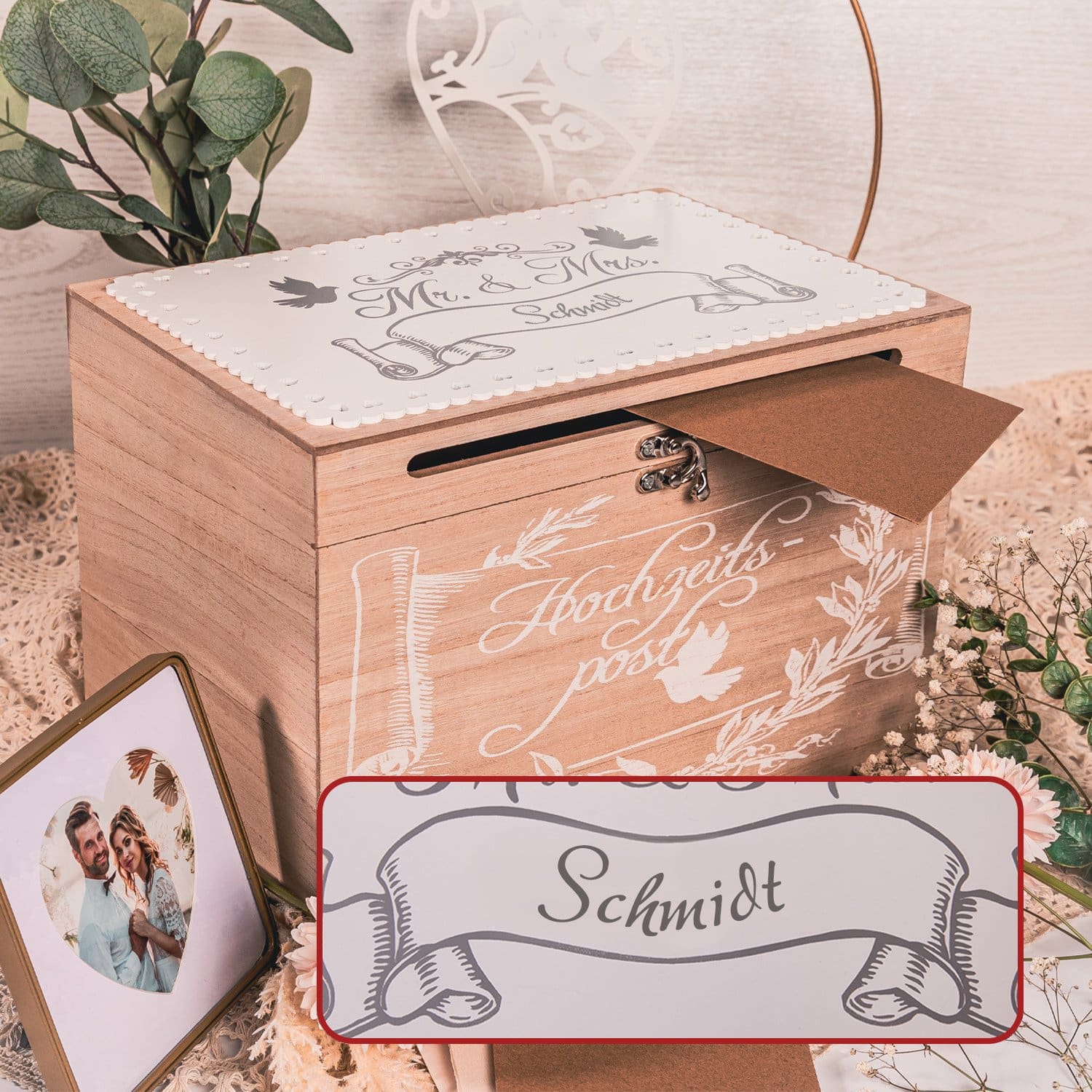 Hochzeitsbox mit Personalisierung