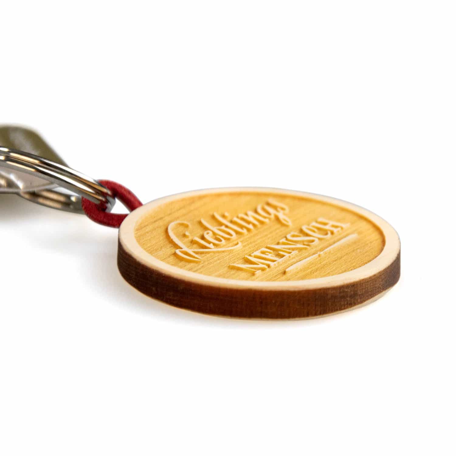 Schlüsselanhänger aus Holz - Lieblingsmensch ®