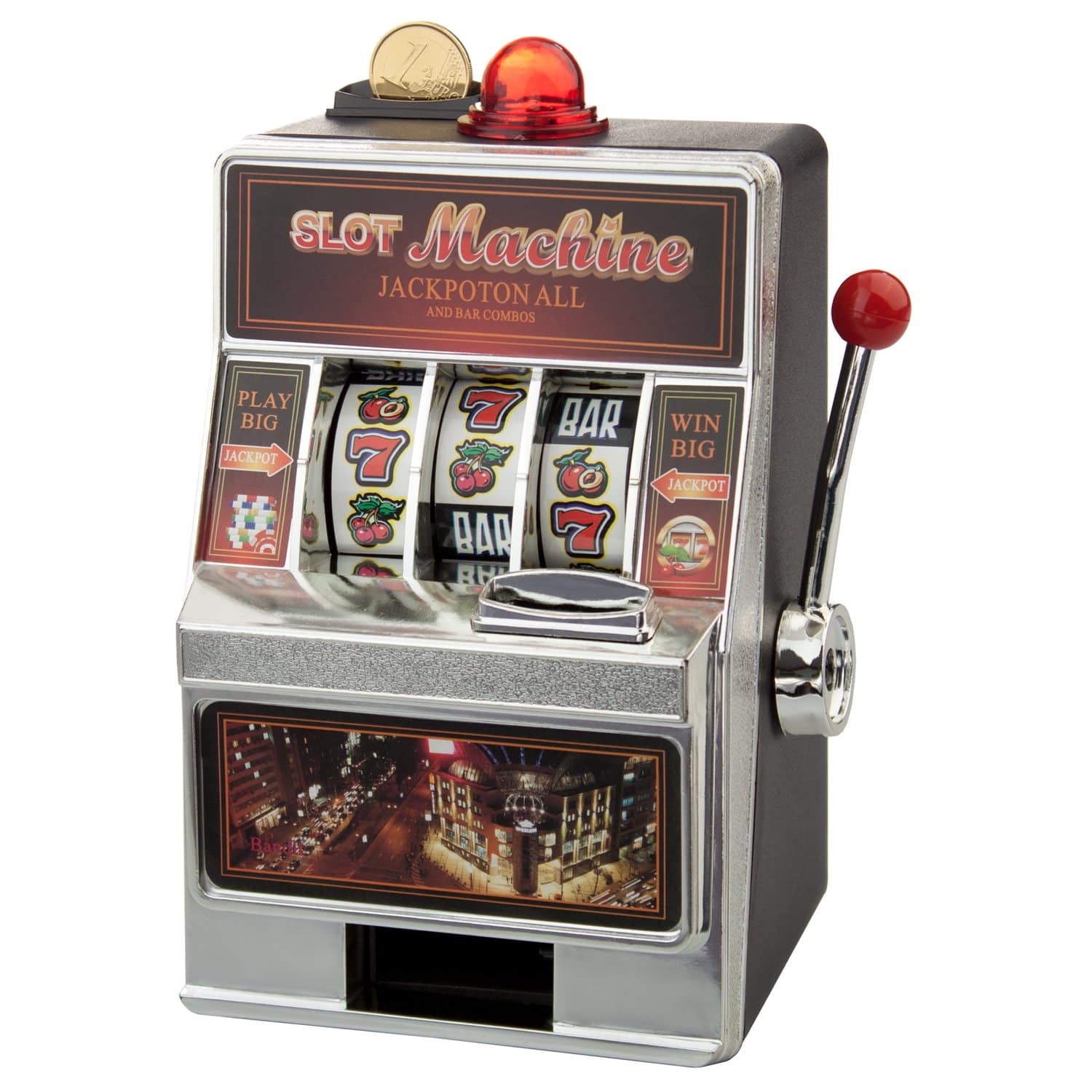 Spardose - Spielautomat mit persönlicher Gravur