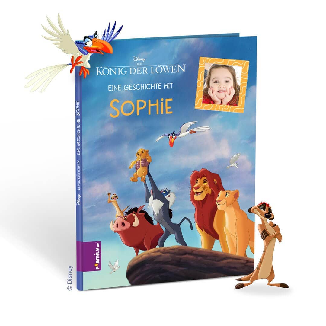 Personalisiertes Kinderbuch - Der König der Löwen