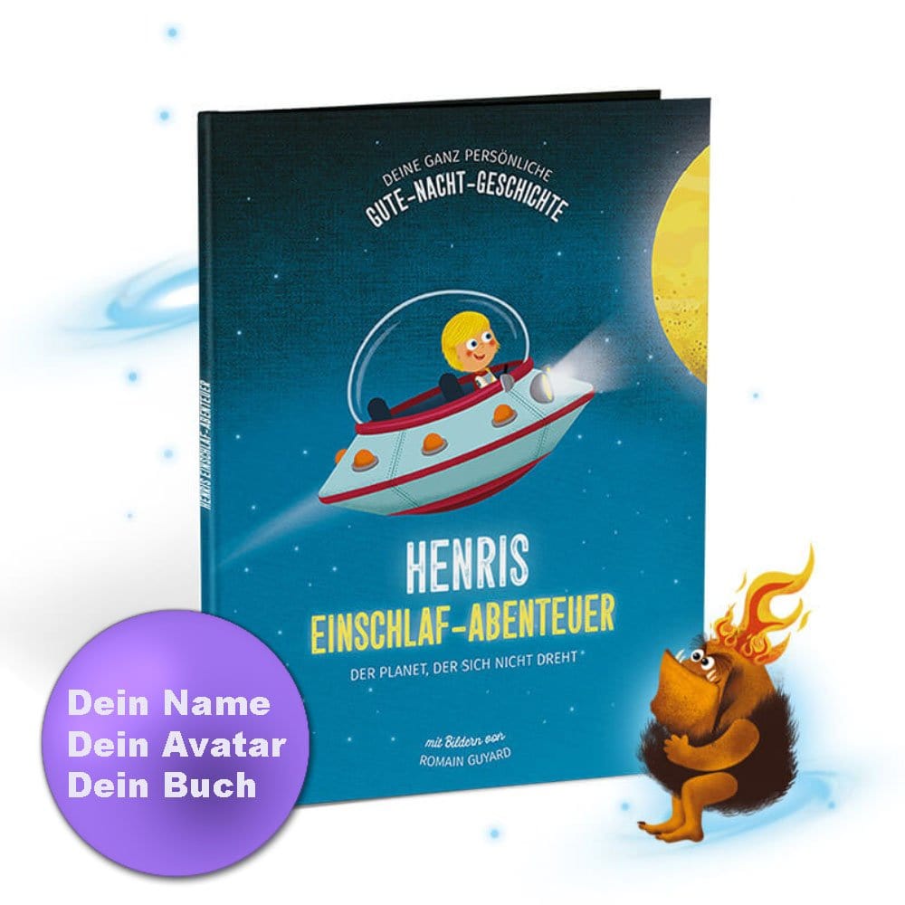 Personalisiertes Kinderbuch - Dein Weltraum-Einschlaf-Abenteuer