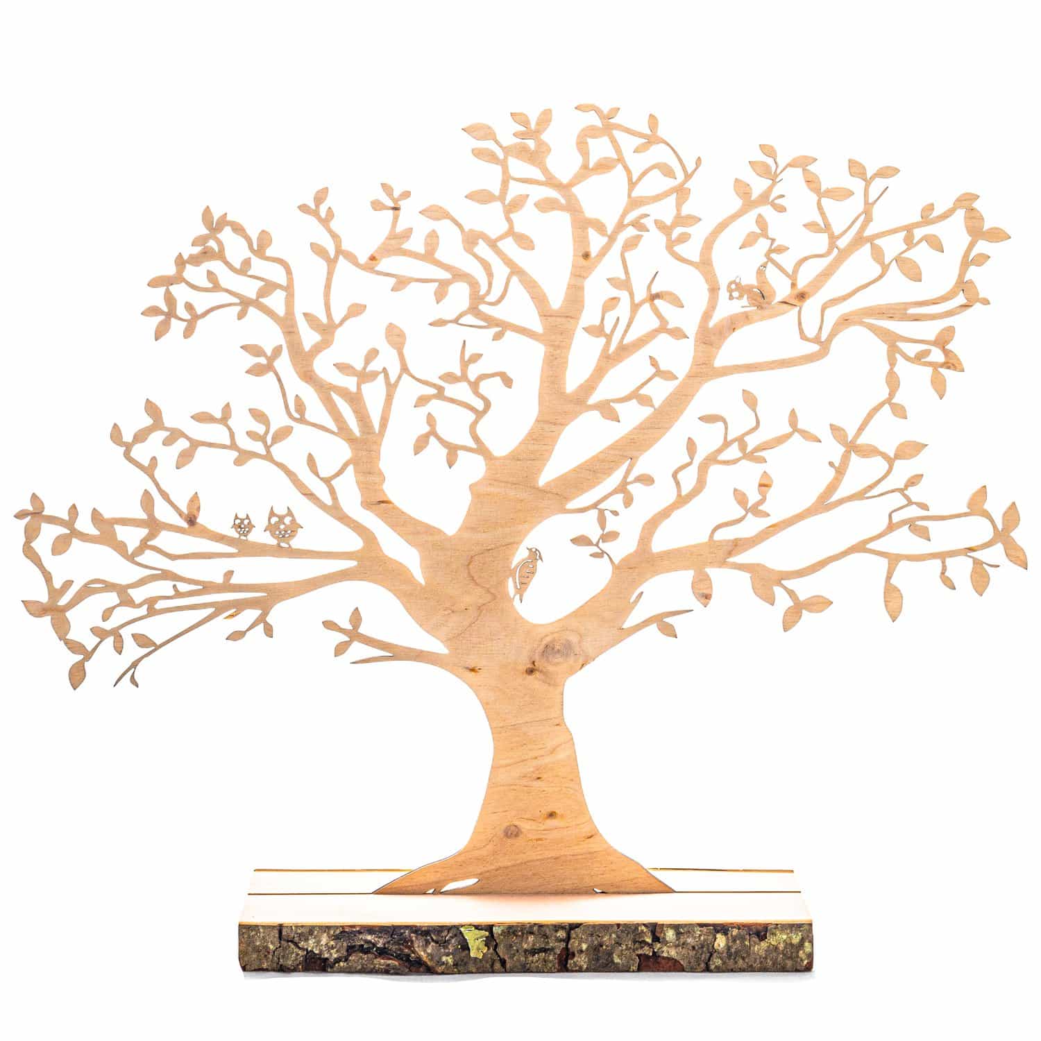 Geldgeschenk - Holzbaum mit Personalisierung