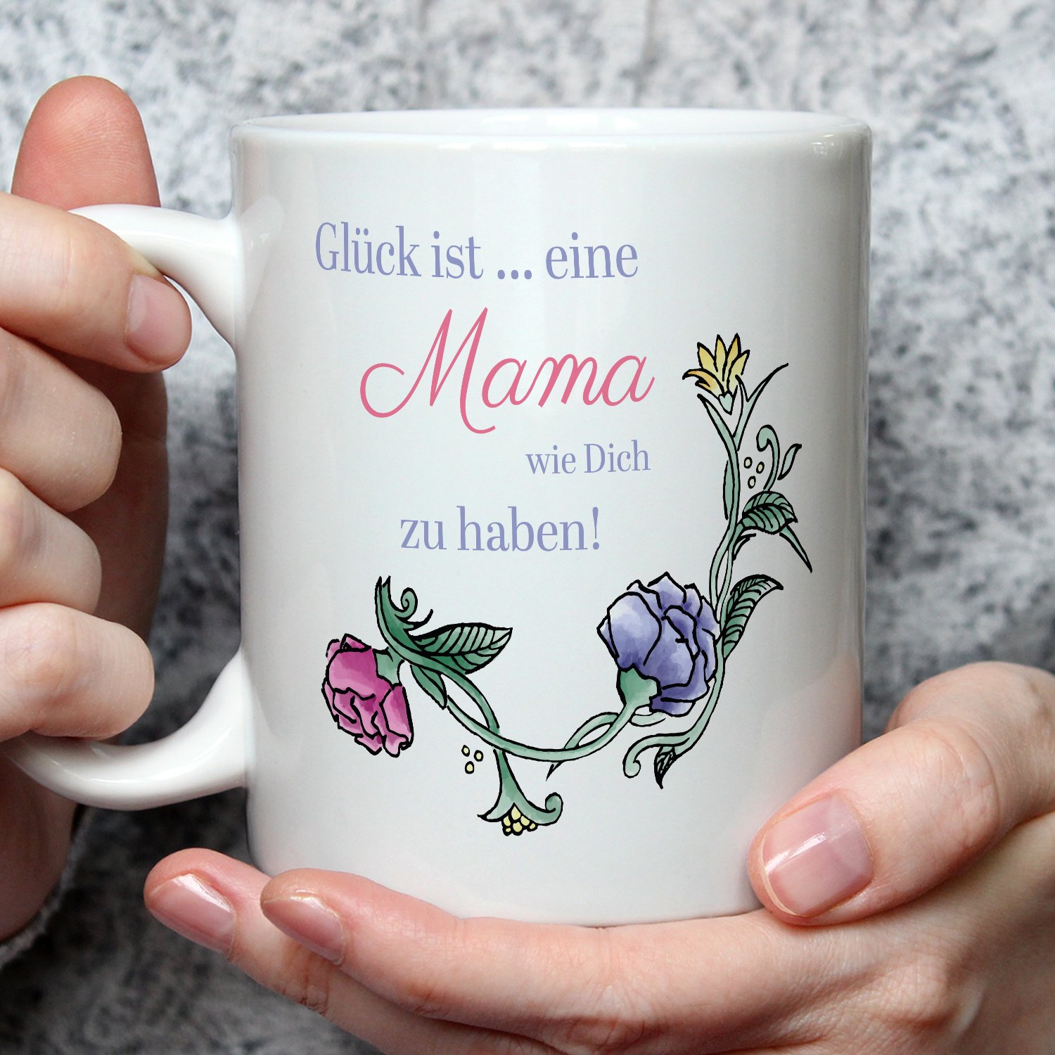 Tasse - Glück ist eine Mama wie Dich zu haben
