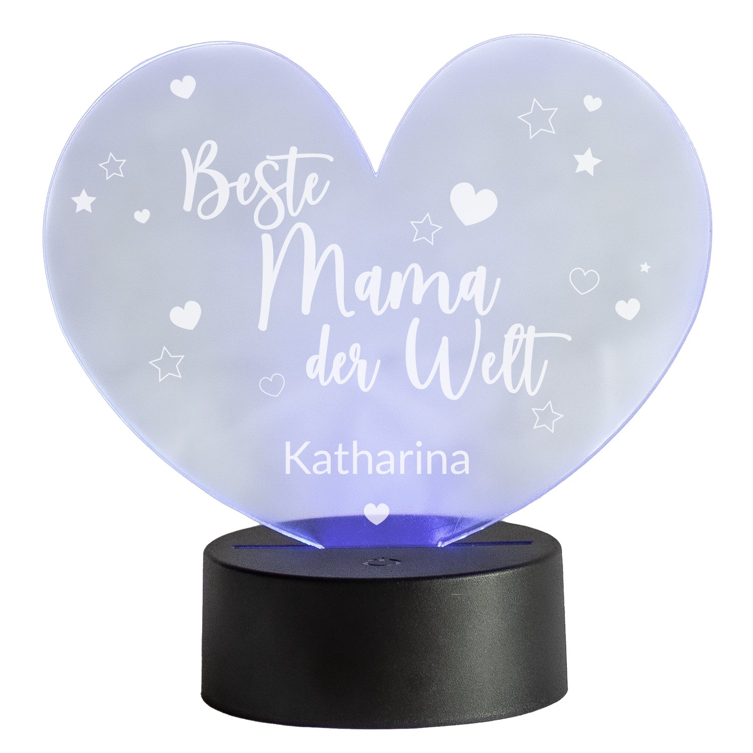 LED-Leuchte - Beste Mama mit Personalisierung