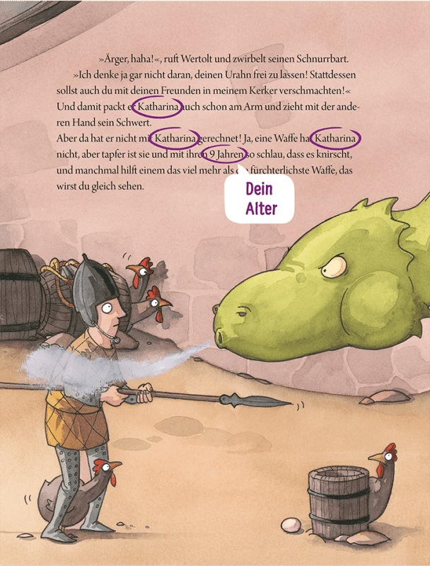 Personalisiertes Kinderbuch - Der kleine Ritter Trenk und Du