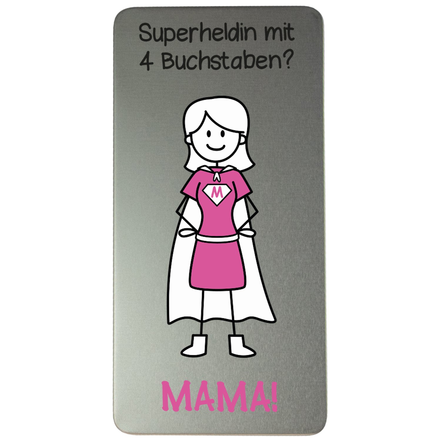 Schokoladenbox - Superheldin mit 4 Buchstaben - MAMA